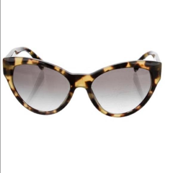 Prada Cat Eye Tortoise Shell Sunglasses with Case - Picture 1 of 9